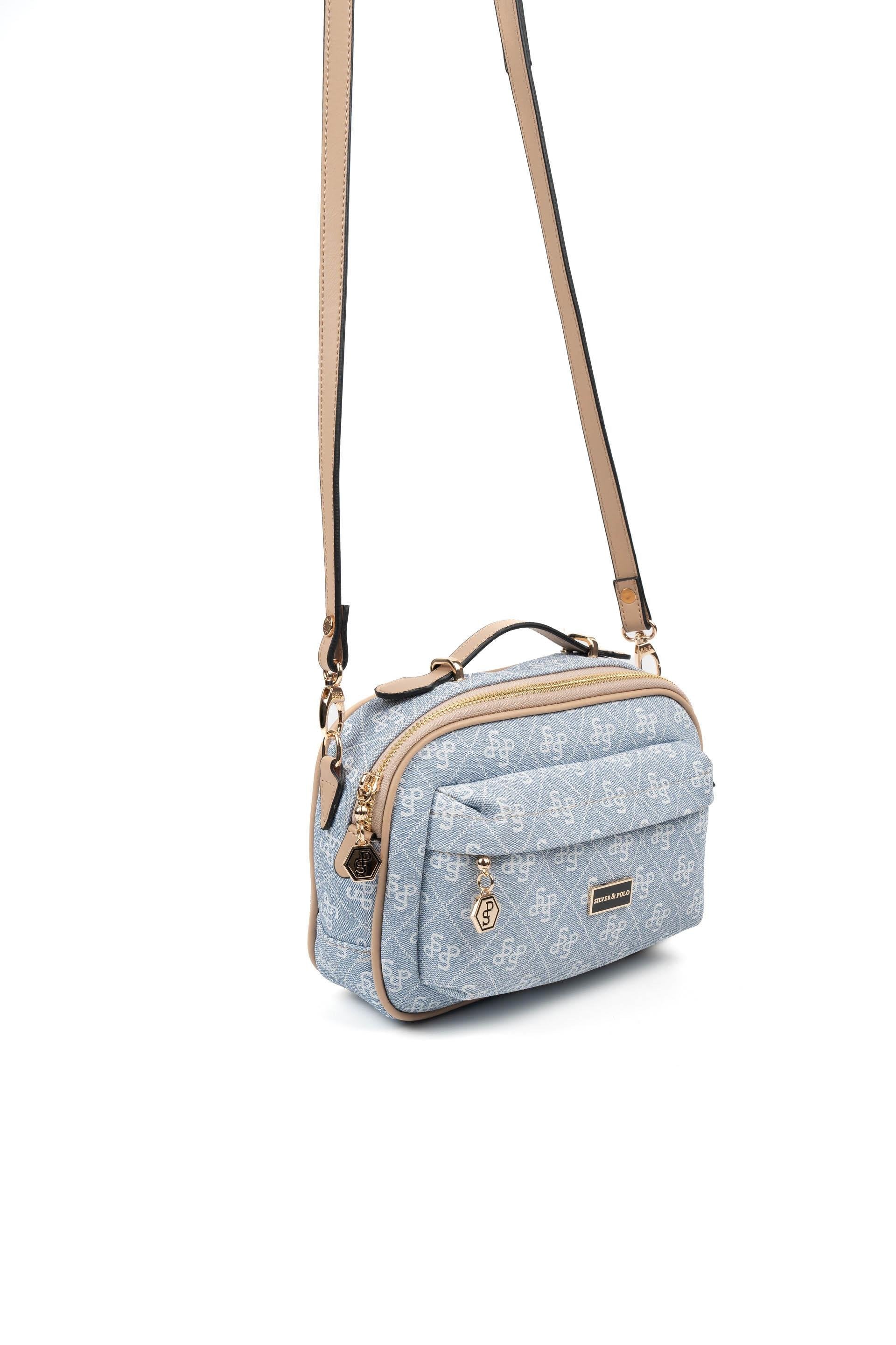 Silver & Polo Mavi - Ten SP1186 Kadın Çapraz Çanta