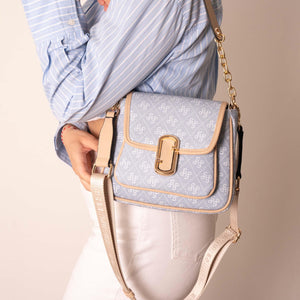 Silver & Polo Mavi - Nut SP1147 Kadın Omuz Çantası