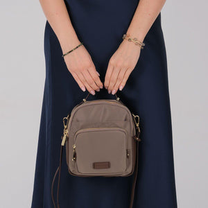 Silver & Polo SP1220 Kadın Çapraz Çanta Kum-Kahve