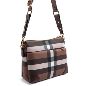 Silver & Polo Koyu Kahve SP1110 Kadın Çapraz Çanta