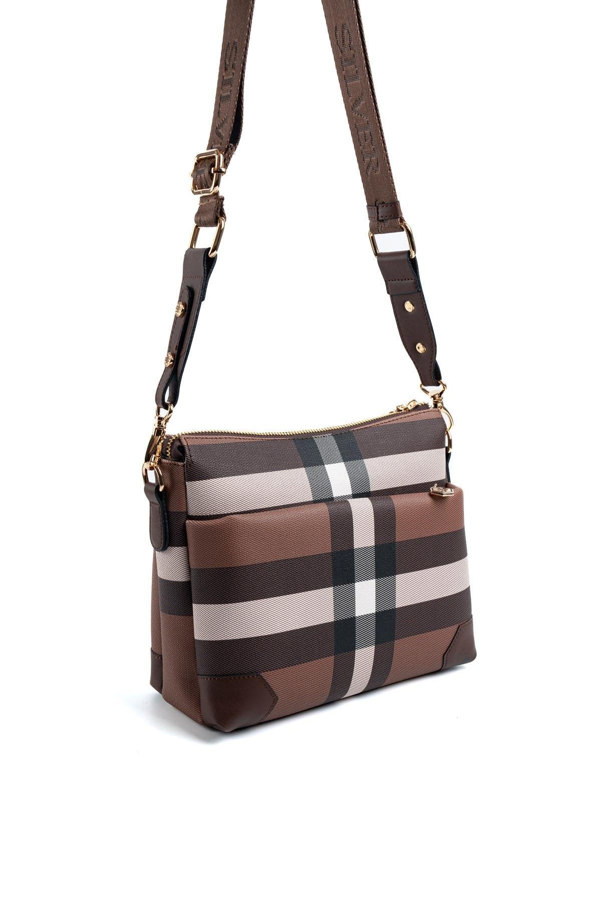 Silver & Polo Koyu Kahve SP1110 Kadın Çapraz Çanta