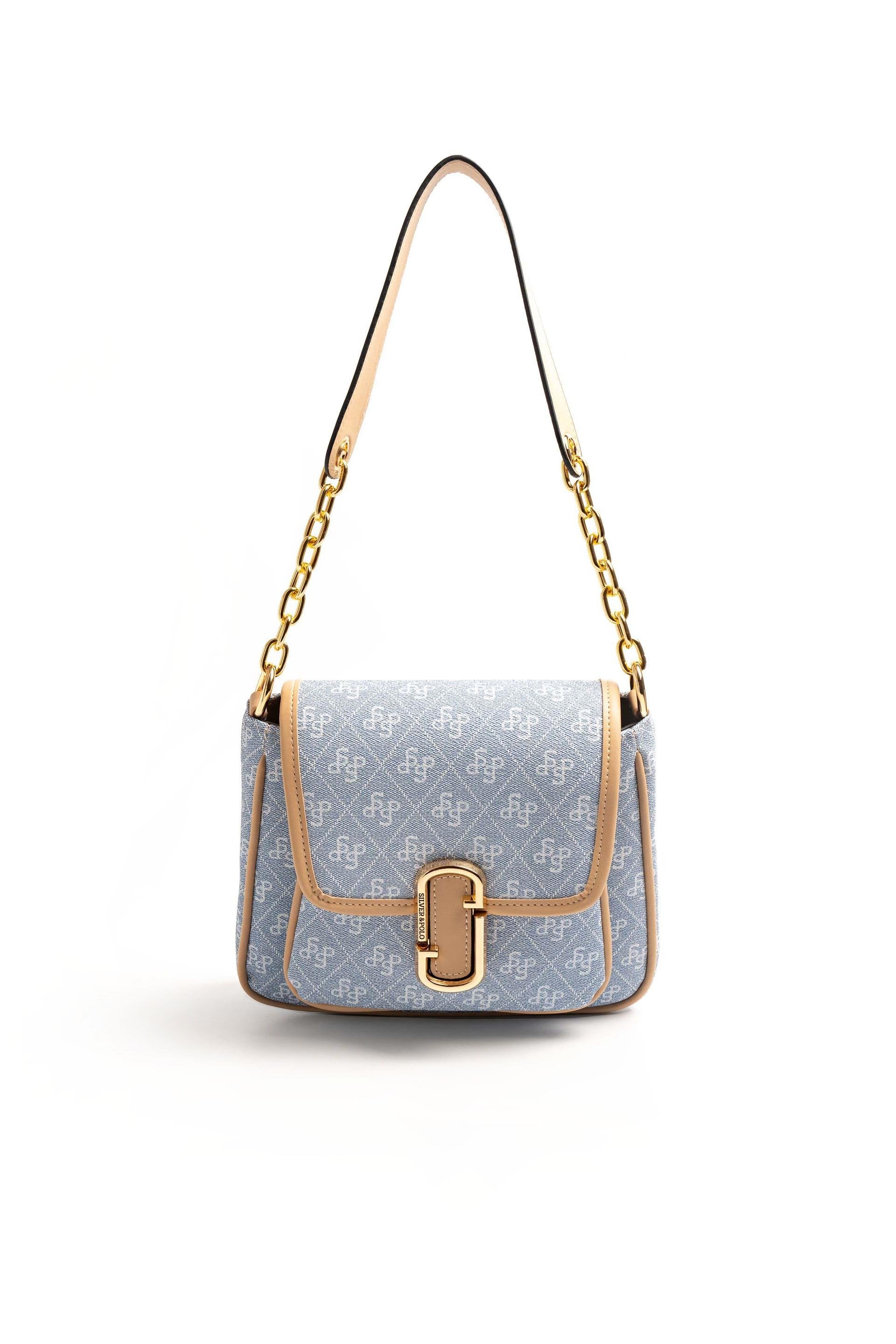 Silver & Polo Mavi - Nut SP1147 Kadın Omuz Çantası