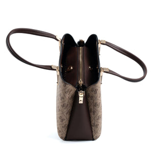 Silver & Polo Koyu Bej - Kahve SP1205 Kadın El Çantası