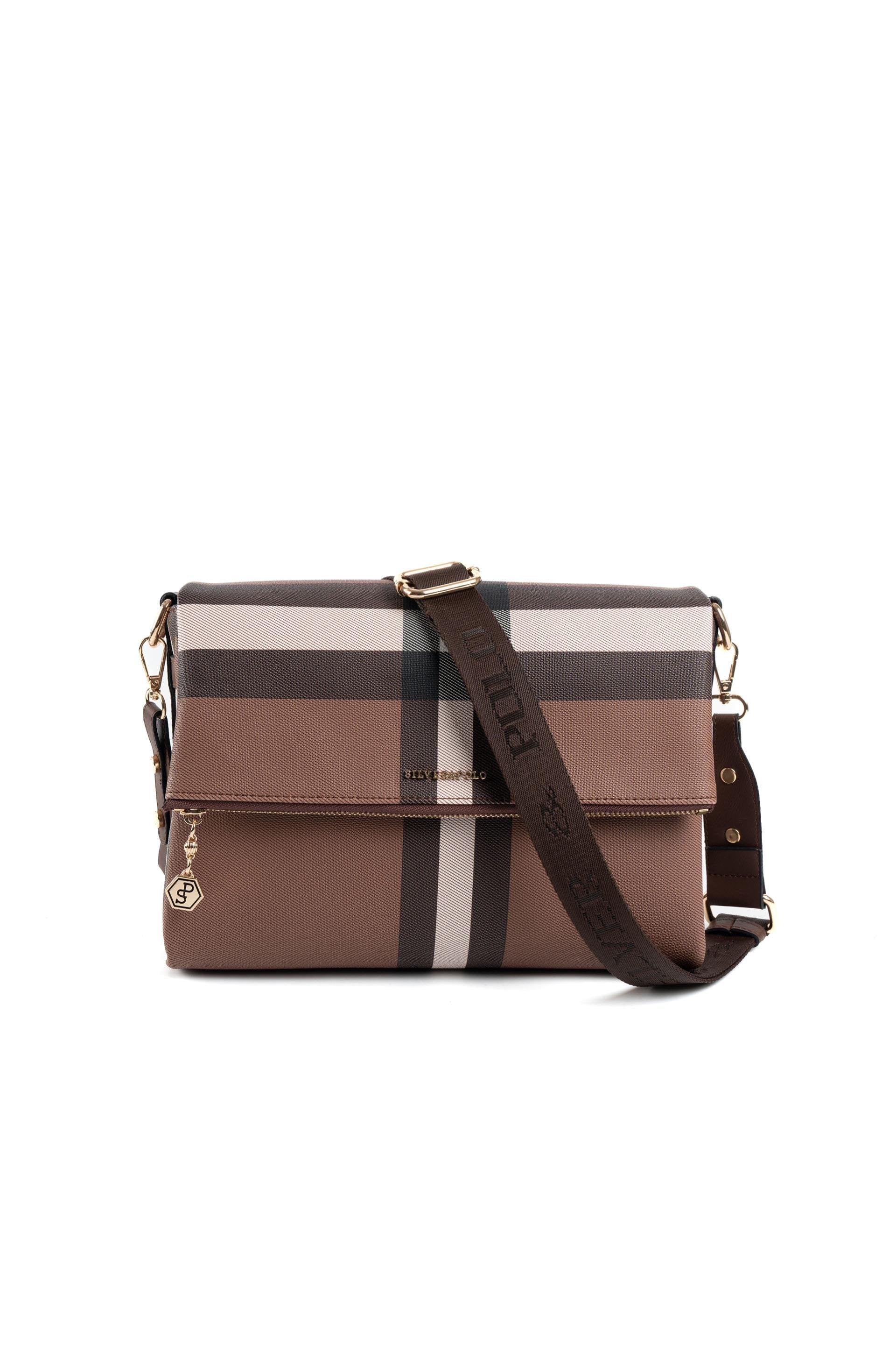 Silver & Polo Koyu Kahve SP963 Kadın Çapraz Çanta
