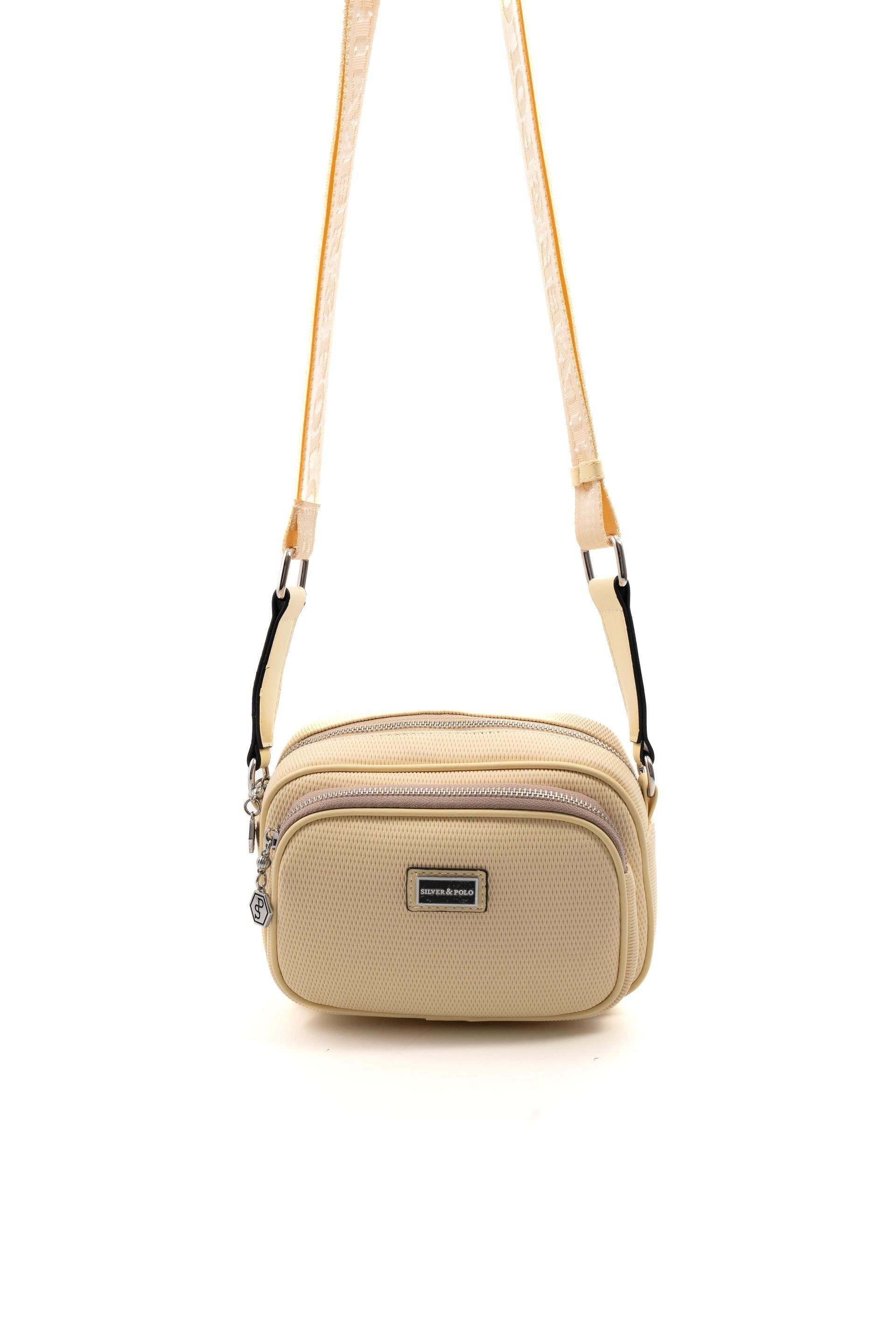 Silver & Polo Sarı SP1111 Kadın Çapraz Çanta