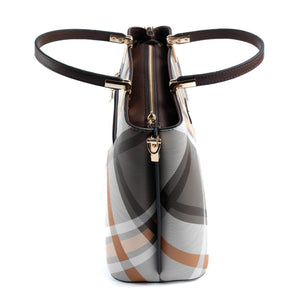 Silver & Polo Haki - Kahve SP924 Kadın El Çantası