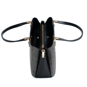 Silver & Polo Platin - Siyah SP1205 Kadın El Çantası