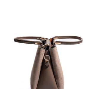 Silver & Polo SP1098 Kadın El Çantası Süet Vizon