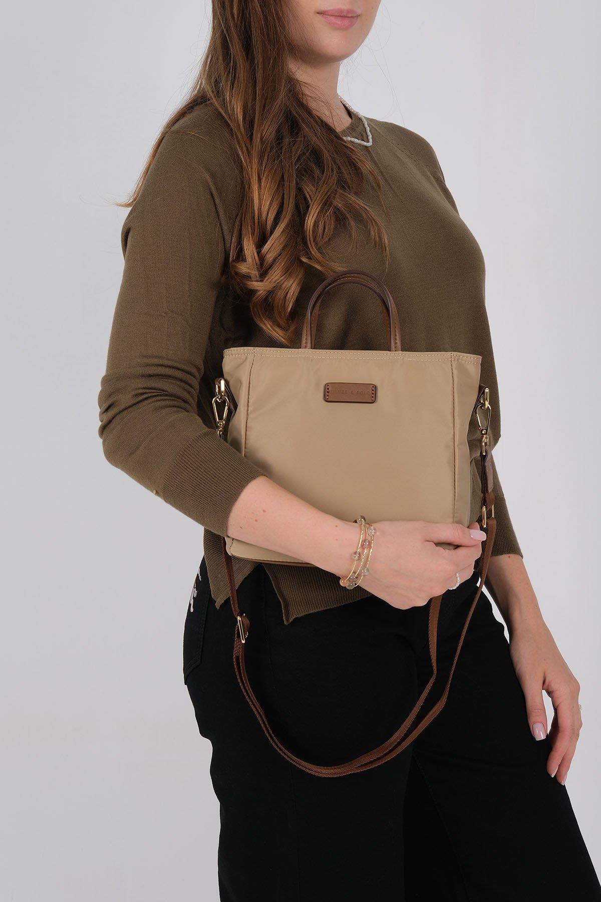 Silver & Polo SP1225 Kadın El Çantası Vizon-Camel