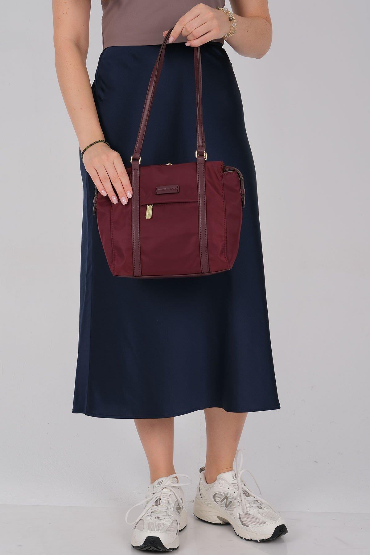 Silver & Polo SP1215 Kadın Omuz Çantası Bordo