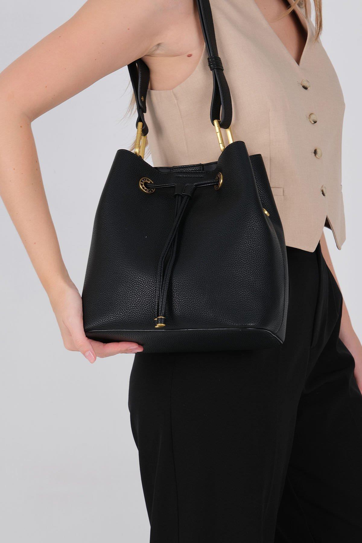 Silver & Polo SP1241 Kadın Omuz Çantası Siyah