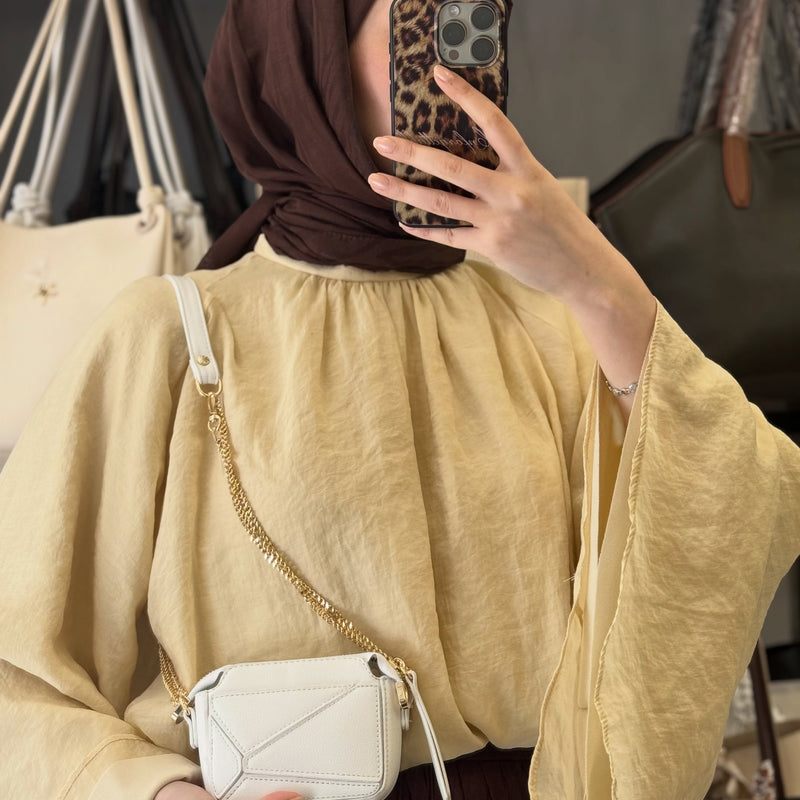 Nas Bag Geometrik Bölmeli Kadın El ve Omuz Çantası - 1454 - 23