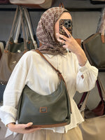 Nas Bag Ayarlanabilir Askılı Yumuşak Deri Kadın Hobo Omuz Çantası - 1525