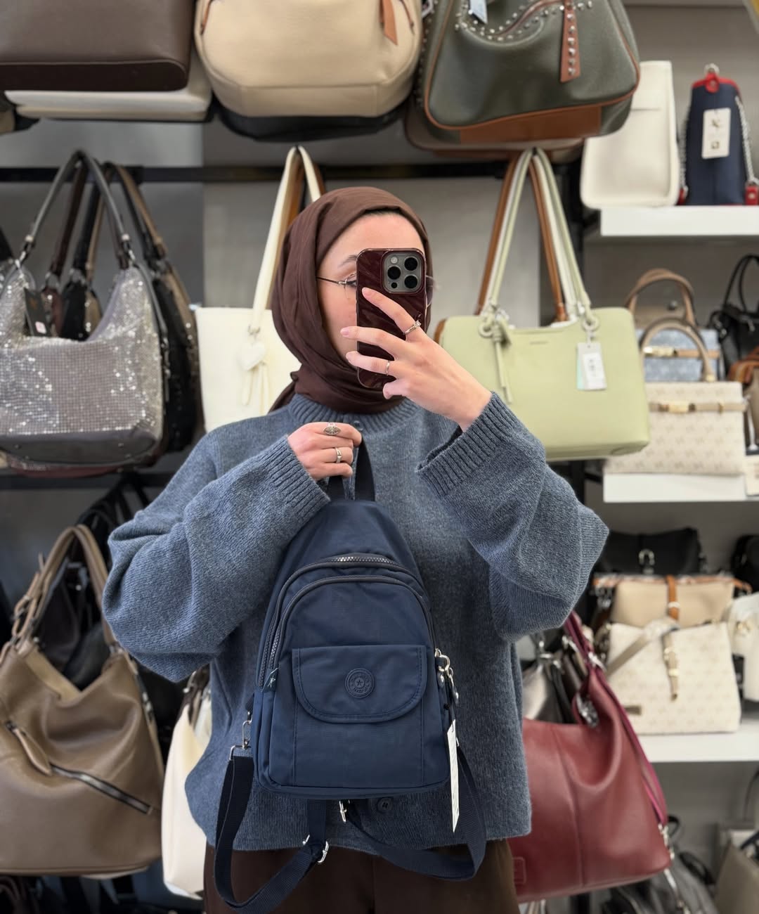 MEGA BAG Lacivert Su Geçirmez Paraşüt Kumaş Sırt ve Bodybag Çanta - M-222