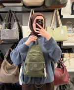 MEGA BAG Yeşil Su Geçirmez Paraşüt Kumaş Sırt ve Bodybag Çanta - M-222