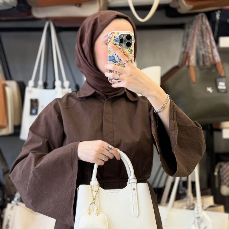 Nas Bag Mini Çanta Charm'lı ve Cüzdanlı Kadın El & Omuz Çantası Seti (3'lü Set) - NS26022 - 14