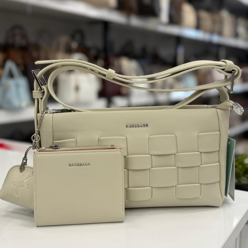 Nas Bag Örgü Desenli Çanta & Kartlık Seti - ns26038 - 4