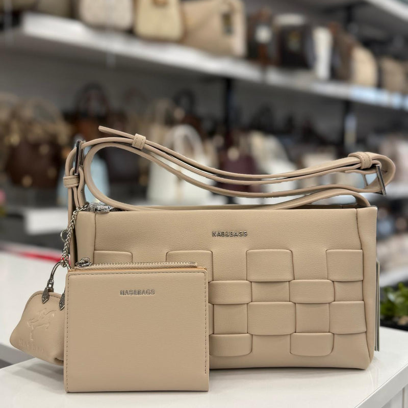 Nas Bag Örgü Desenli Çanta & Kartlık Seti - ns26038 - 8