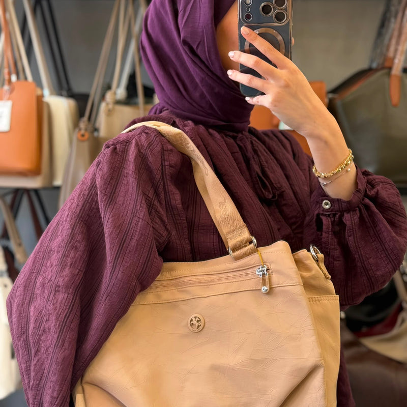 Nas Bag Su Geçirmez Çok Bölmeli Kadın Çantası - NS26072 - 13