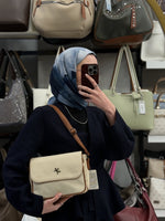 NASBAG Krem Taba Karaca Victoria Çapraz Çanta  - 1289