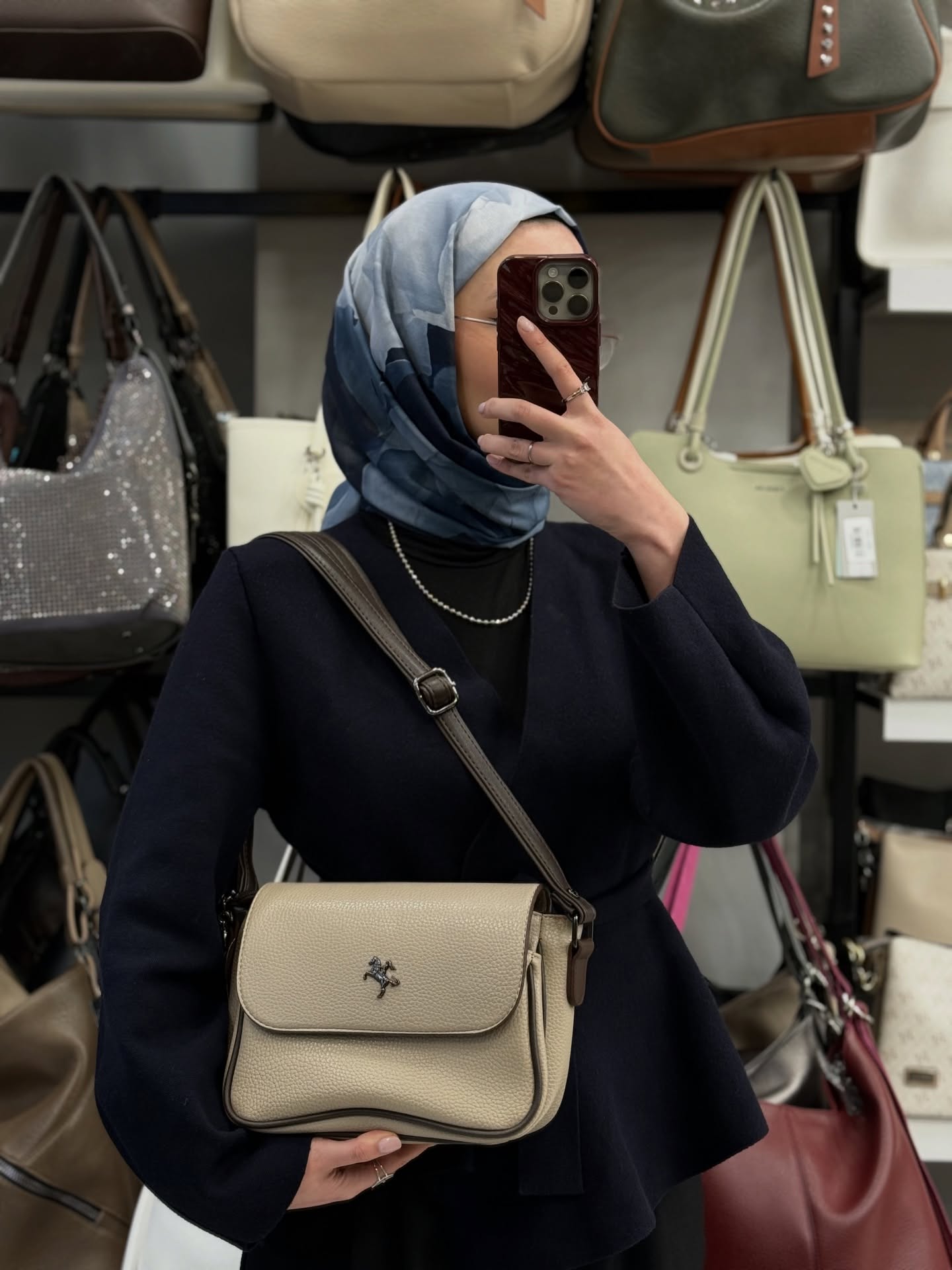 NASBAG Kum Kahve Victoria Çapraz Çanta  - 1289