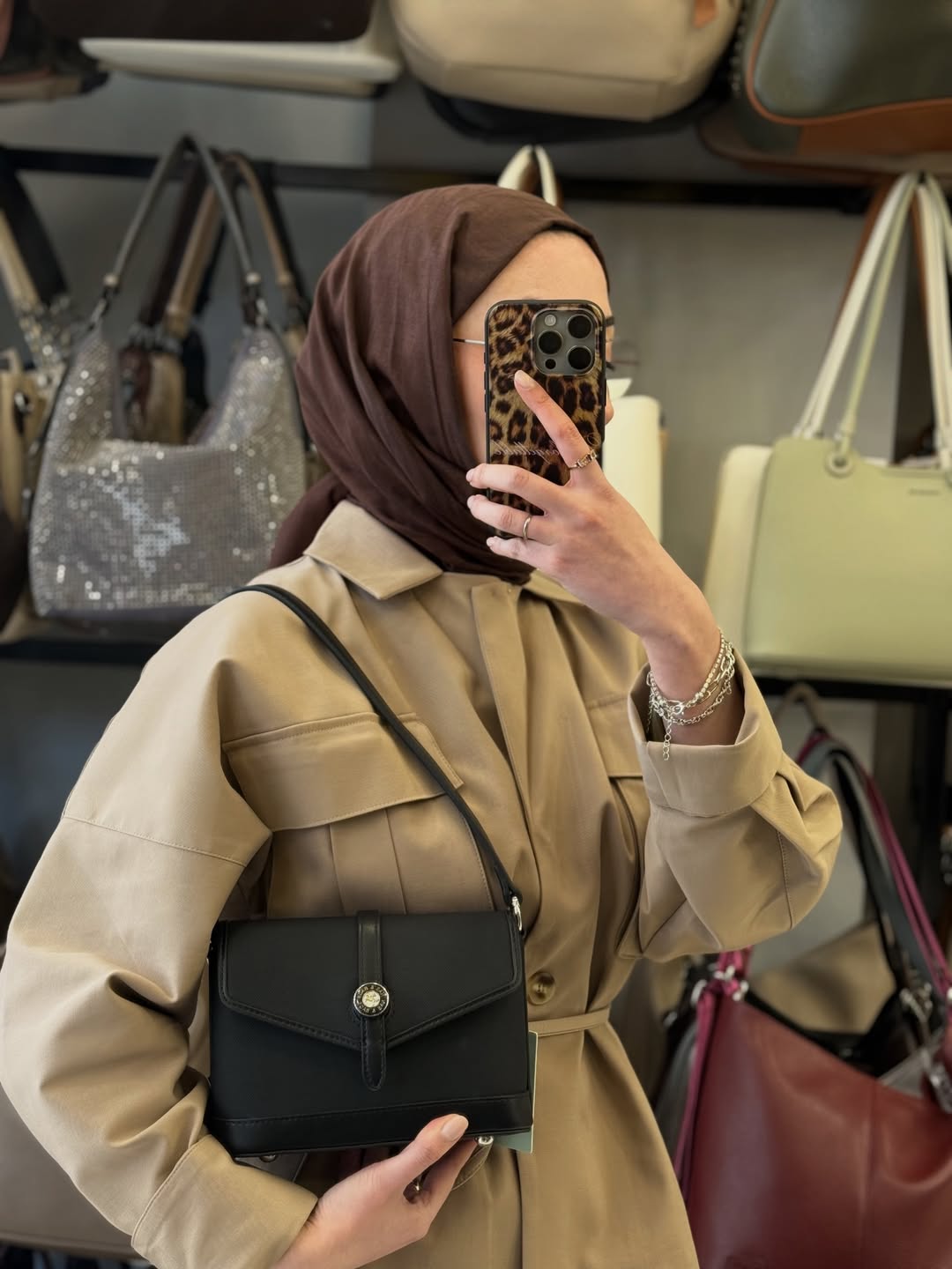 NASBAG Soft-Touch Deri Dokulu Çanta ve Cüzdan Seti - NS26014