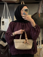 Nas Bag Kum Zarif Fularlı Kadın Çantası - 1541