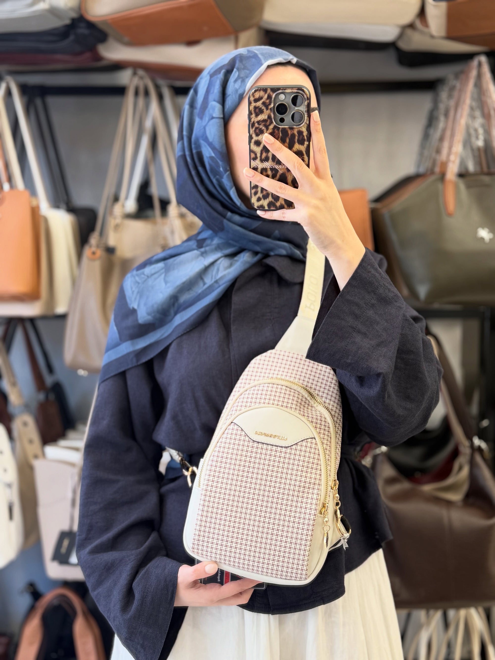 Silver Polo Bordo Kazayağı Bodybag Kadın Çantası - SP959