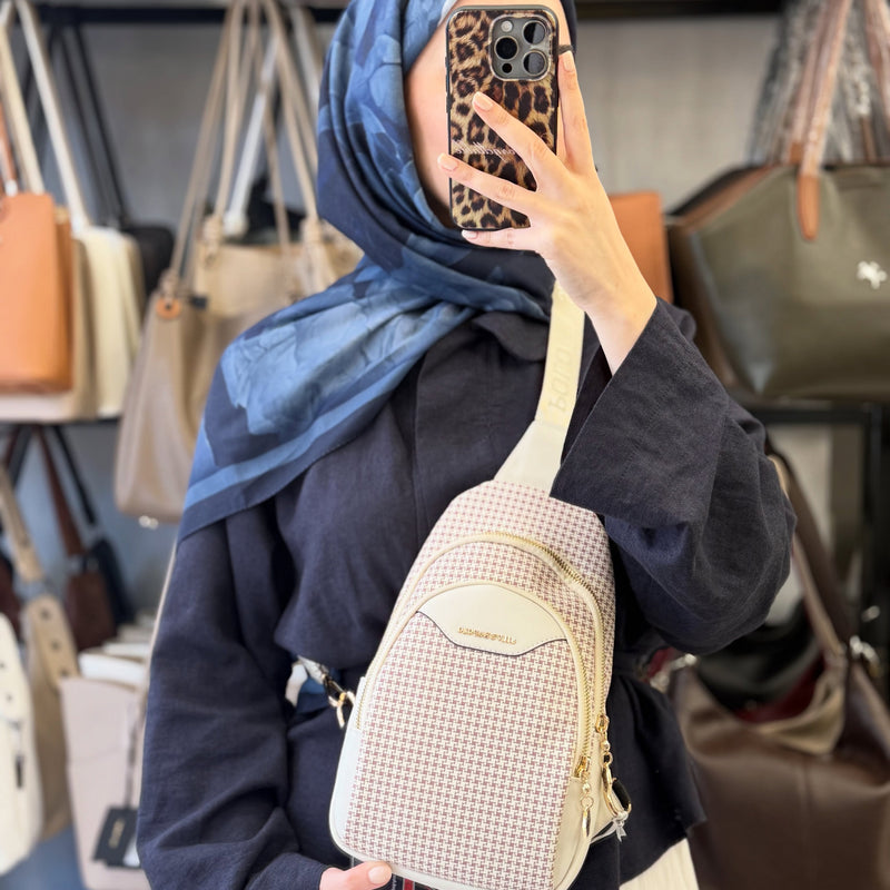 Silver Polo Bordo Kazayağı Bodybag Kadın Çantası - SP959 - 8
