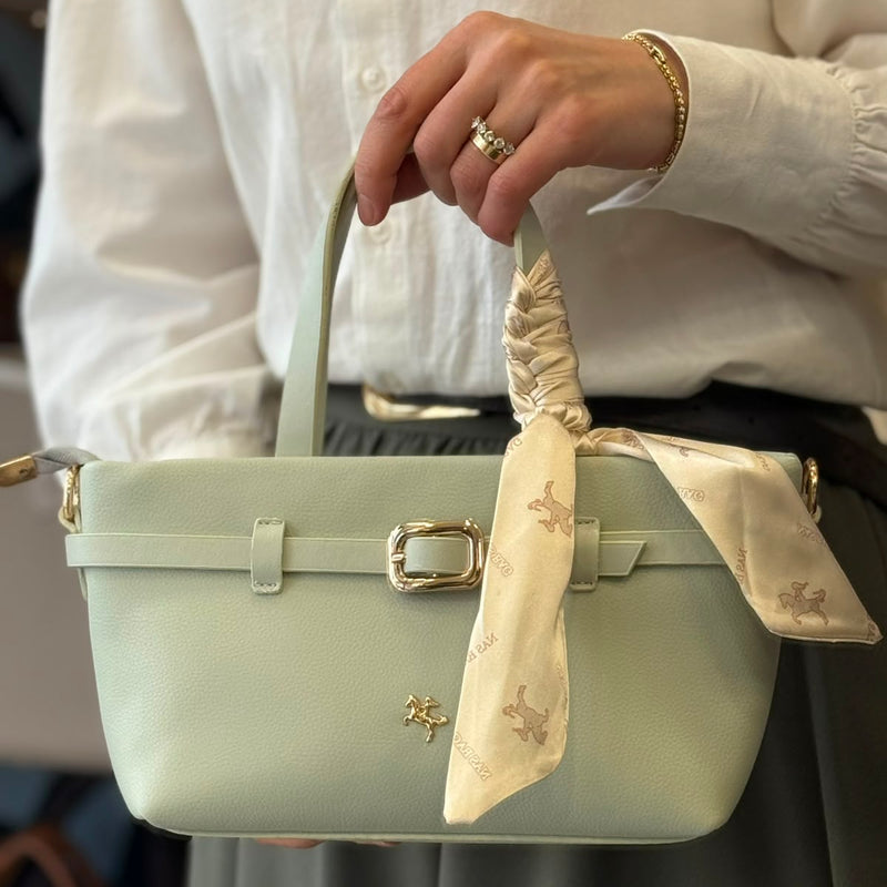 Nas Bag Zarif Fularlı Kadın Çantası - 1541 - 10