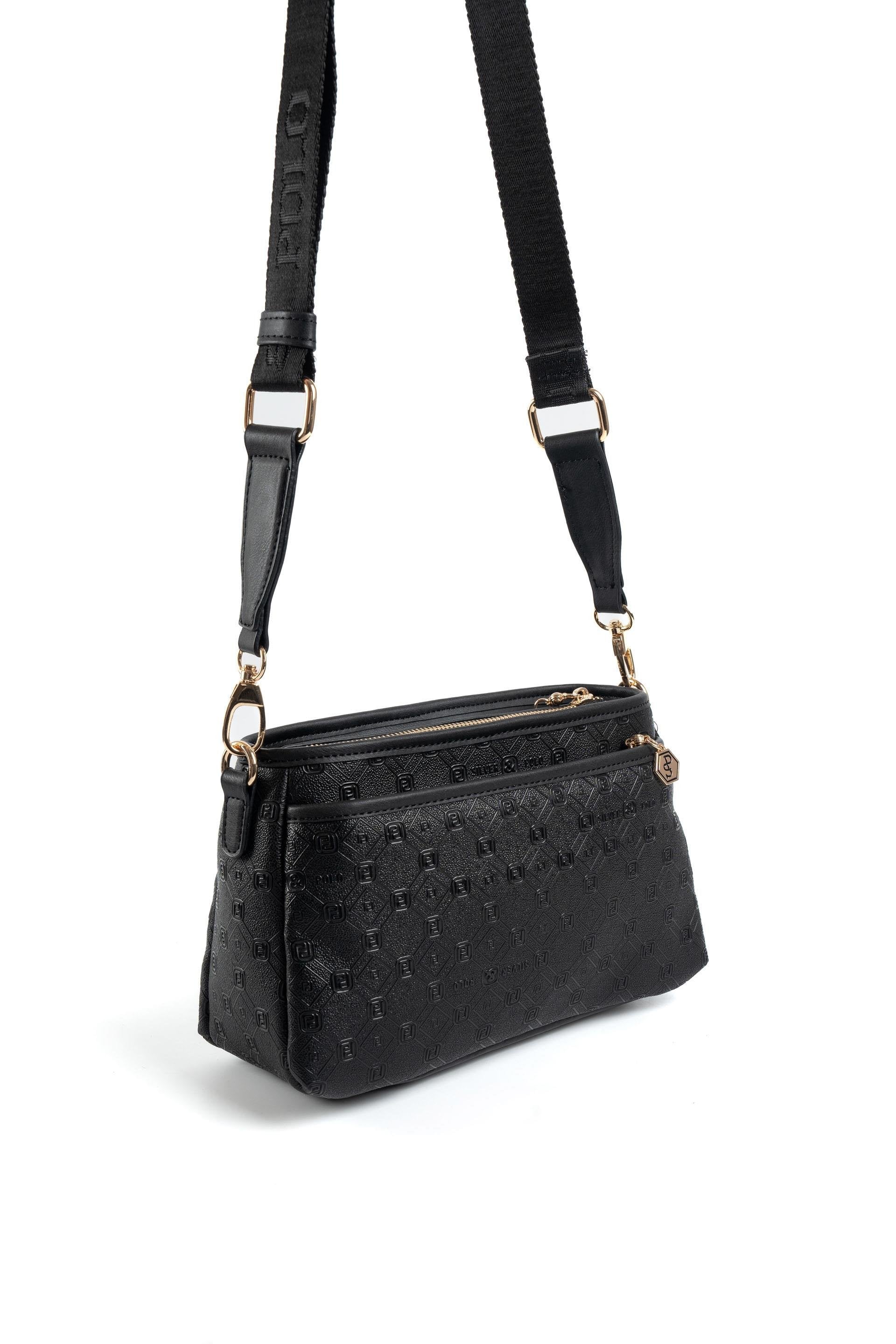 Silver & Polo Siyah SP1184 Kadın Çapraz Çanta