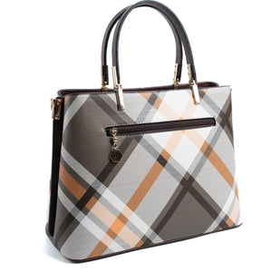 Silver & Polo Haki - Kahve SP924 Kadın El Çantası