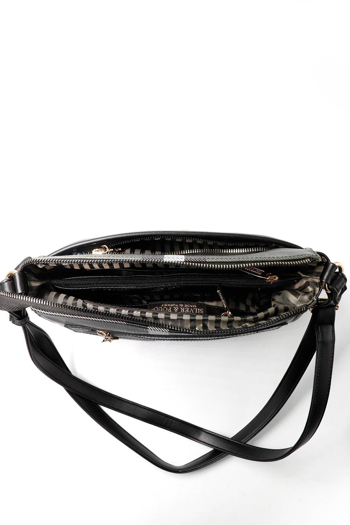 Silver & Polo A.Gri - A.Taba SP1060 Kadın Çapraz Çanta