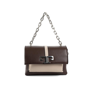 Silver & Polo Kahve - Kumbeji SP1148 Kadın Çapraz Çanta