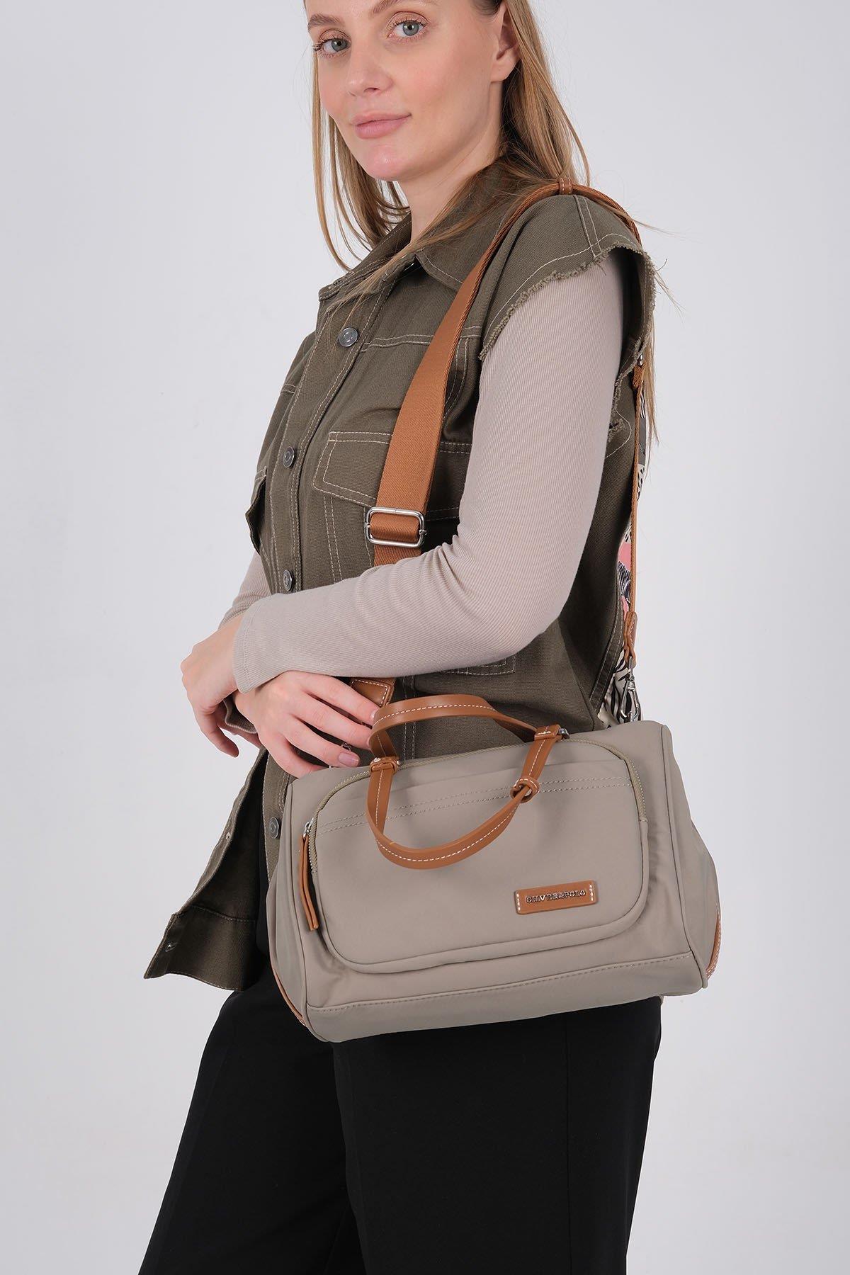 Silver & Polo SP1227 Kadın Omuz Çantası Yeşil-Taba