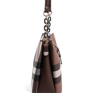 Silver & Polo Koyu Kahve SP974 Kadın Omuz Çantası