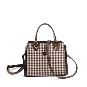 Silver & Polo Kahve Sarı - Kahve SP1133 Kadın El Çantası