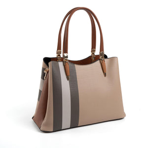 Silver & Polo Bej - Taba SP1205 Kadın El Çantası