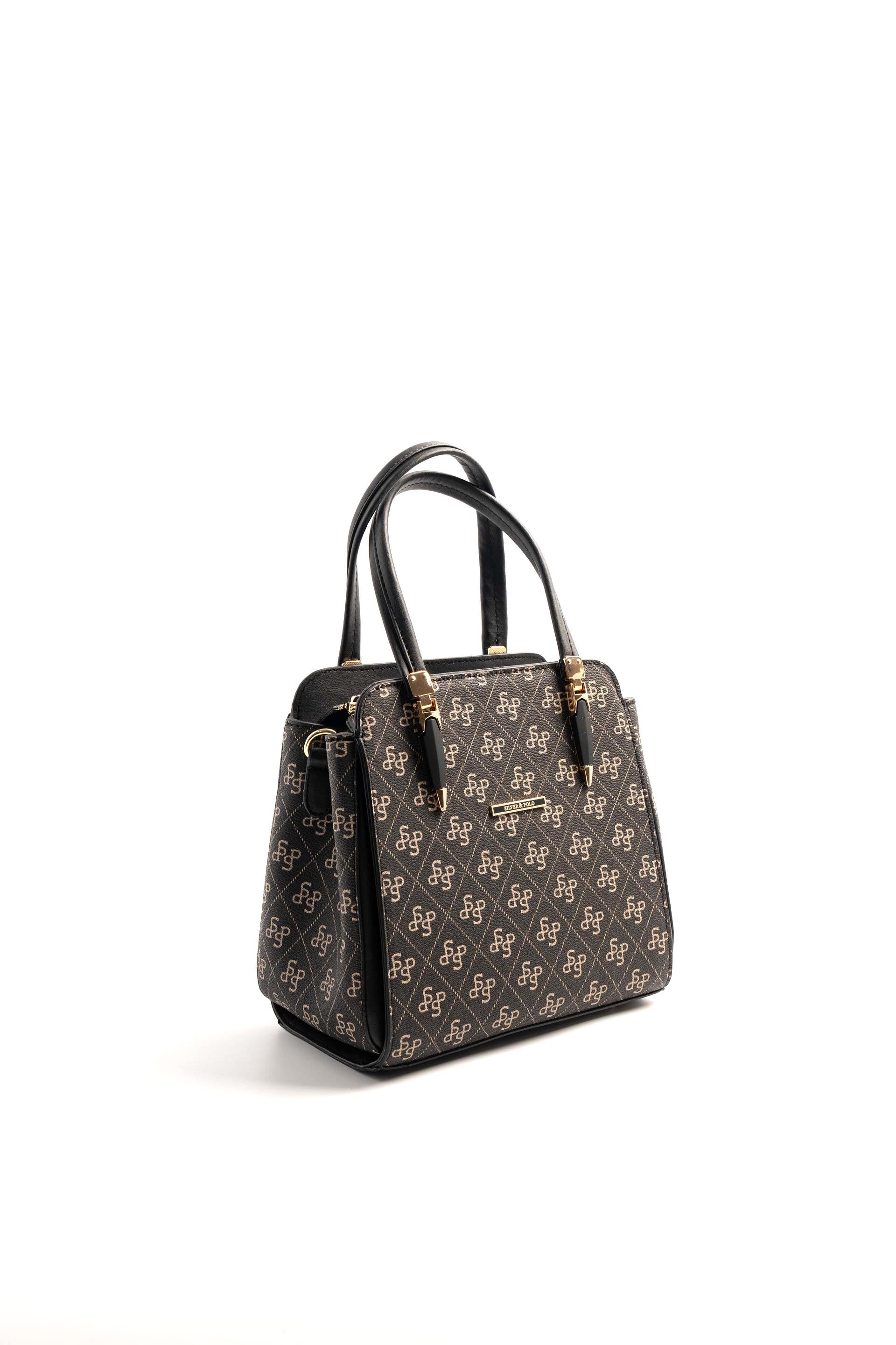 Silver & Polo Füme - Siyah SP1136 Kadın El Çantası