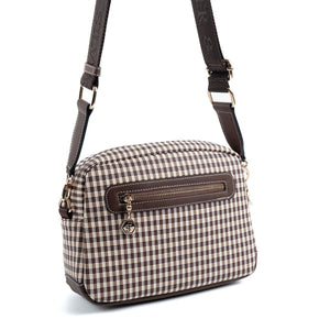 Silver & Polo Kahve Sarı - Kahve SP1201 Kadın Çapraz Çanta
