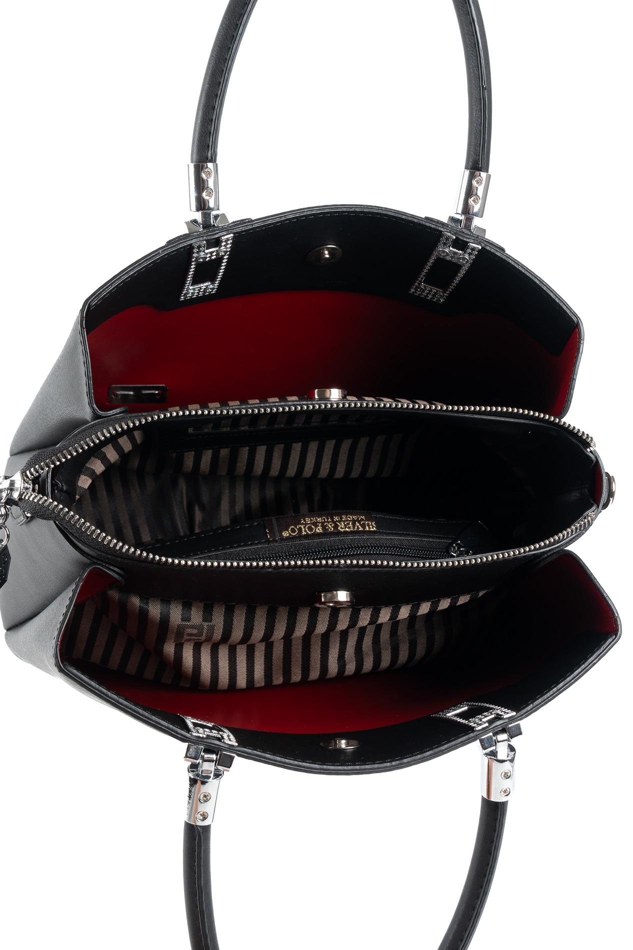 Silver & Polo Taş - Kemik SP1000 Kadın El Çantası