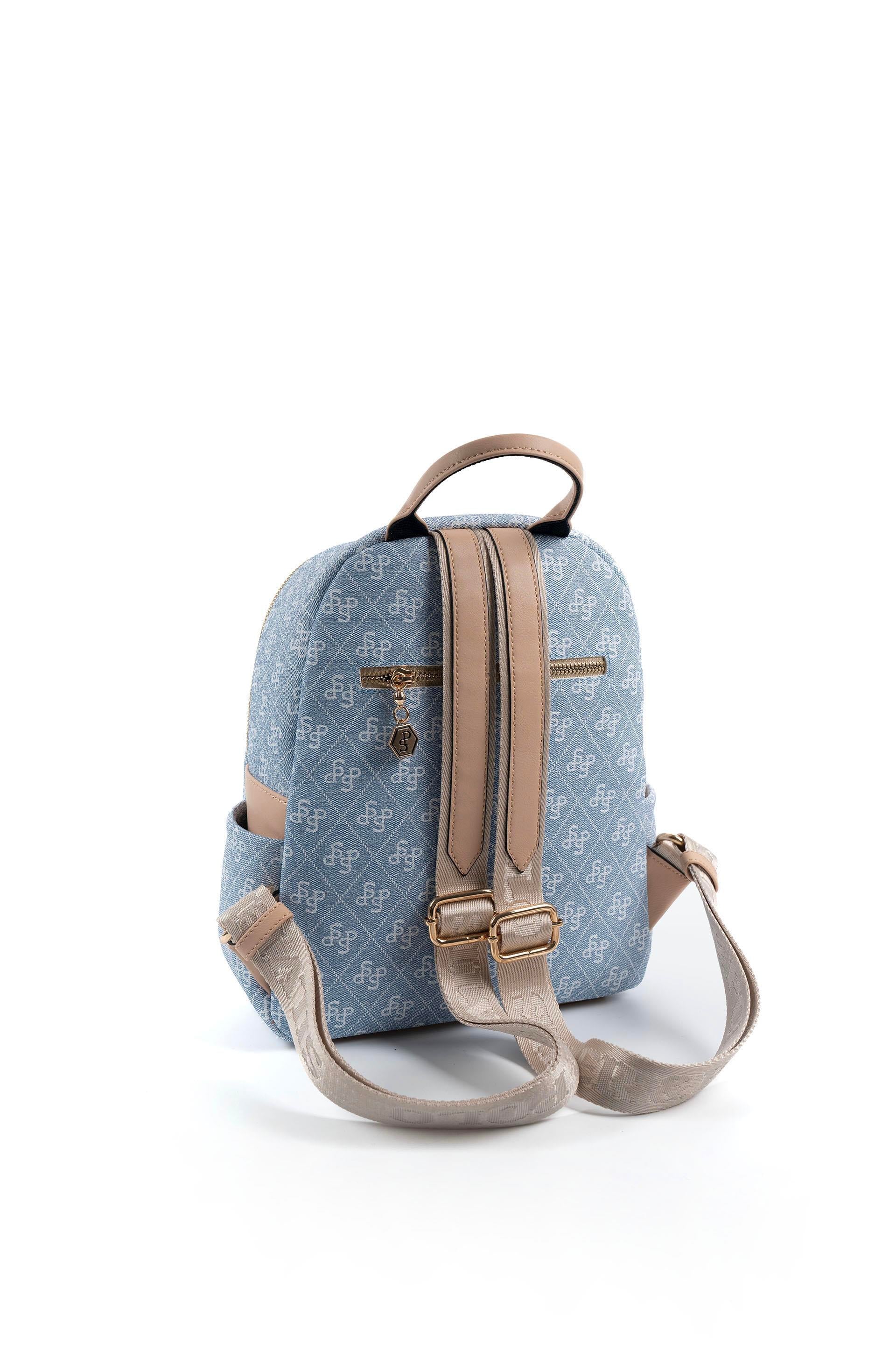 Silver & Polo Mavi - Ten SP906 Kadın Sırt Çantası