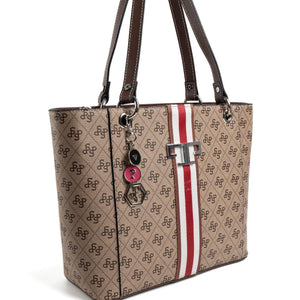 Silver & Polo Koyu Bej - Kahve SP1176 Kadın Omuz Çantası