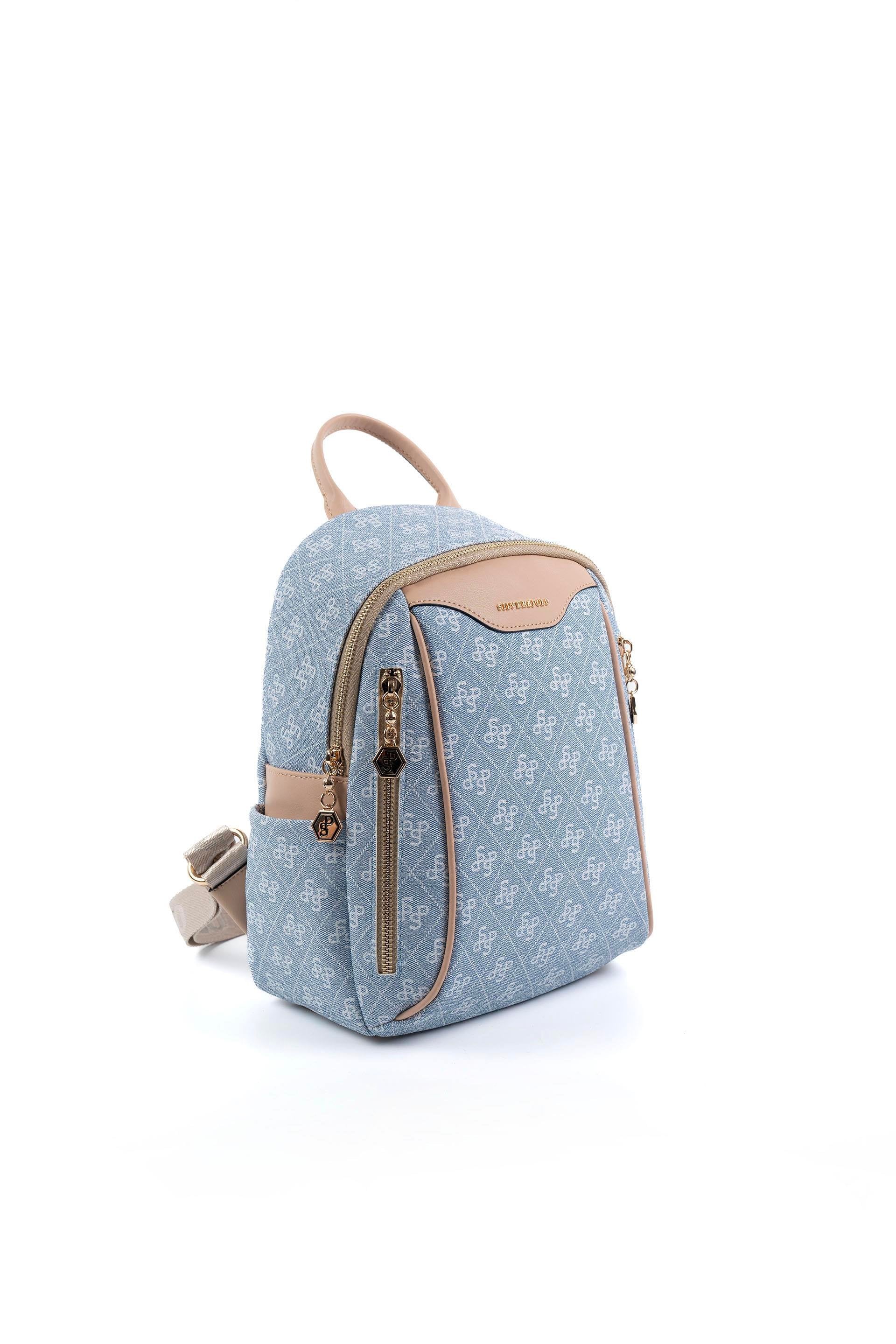 Silver & Polo Mavi - Ten SP906 Kadın Sırt Çantası