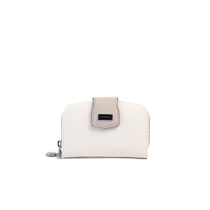 Silver & Polo Beyaz - A.gri SP874 Kadın Cüzdan & Kartlık