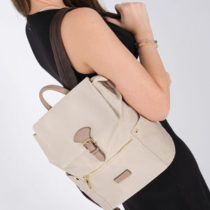 Silver & Polo SP1210 Kadın Sırt Çantası Bej-Kum