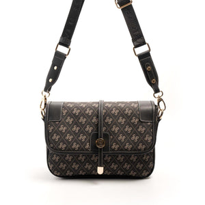 Silver & Polo Füme - Siyah SP1182 Kadın Çapraz Çanta