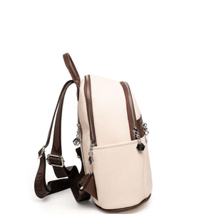 Silver & Polo Bej - Kahve SP1161 Kadın Sırt Çantası