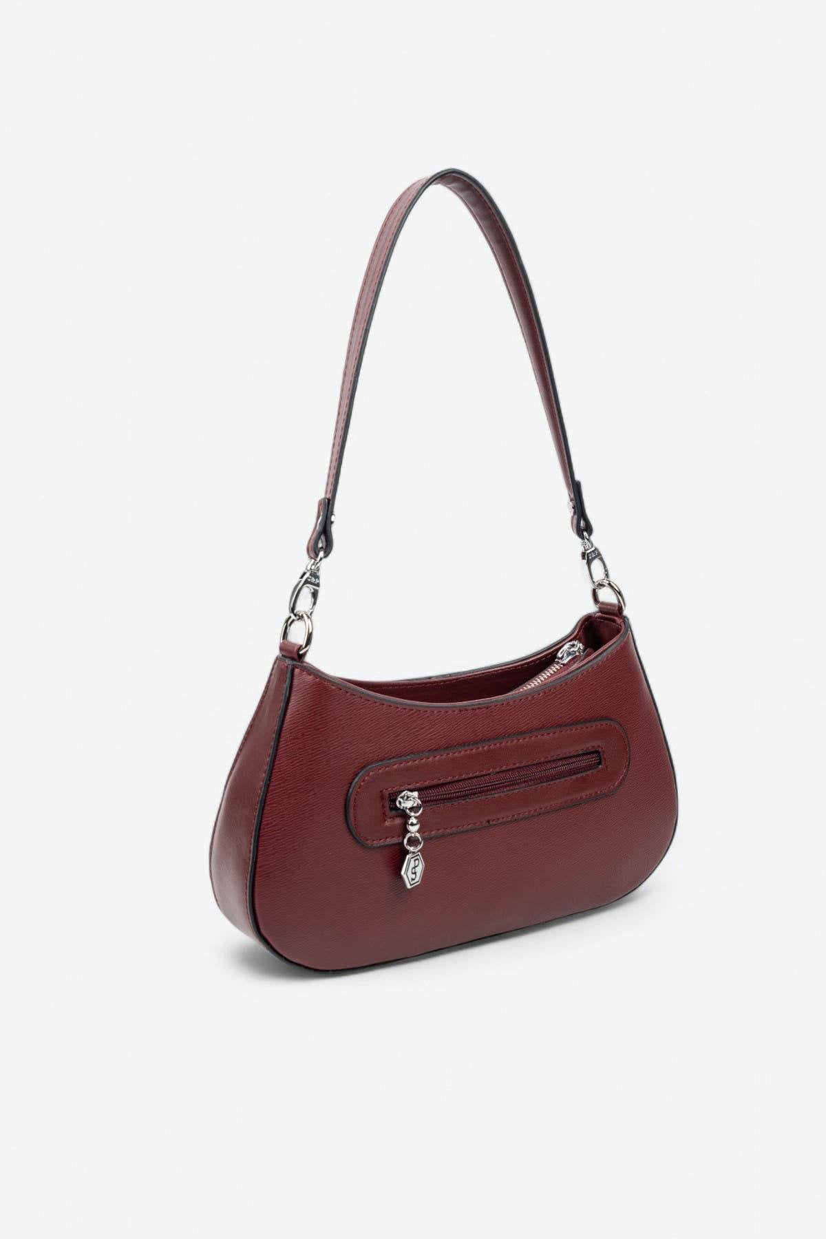 Silver & Polo SP1251 Kadın Omuz Çantası Bordo