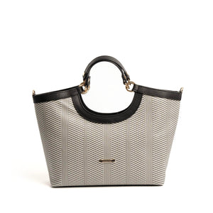 Silver & Polo Siyah Beyaz - Siyah SP1189 Kadın El Çantası